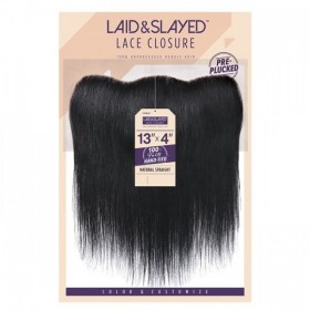 Outre 100% Non-Processed Bundle Hair Laid & Slayed 13X4 Lace Closure NATURAL STRAIGHT